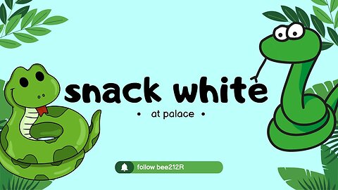 White snack at palace