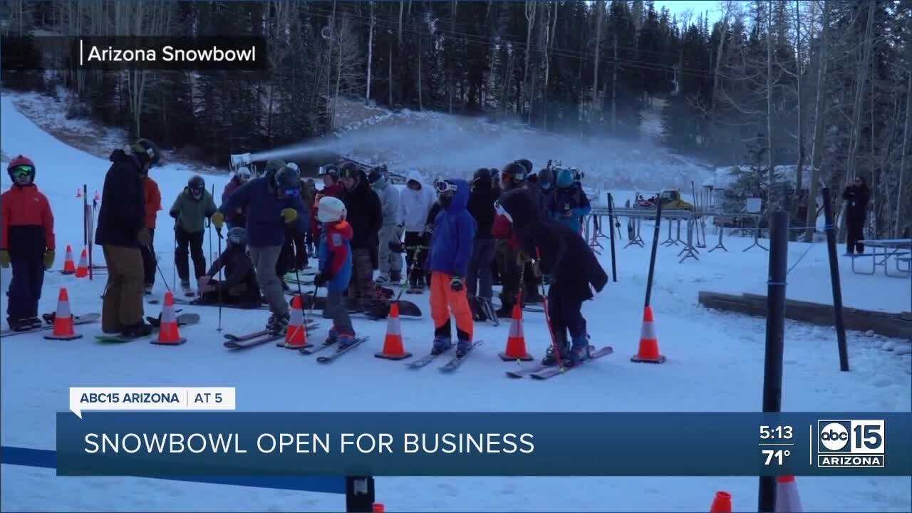 Arizona Snowbowl opens some of its 'expert' runs, preps to open more soon