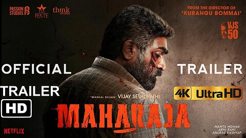 Maharaja Trailer (2024) 4K HDR