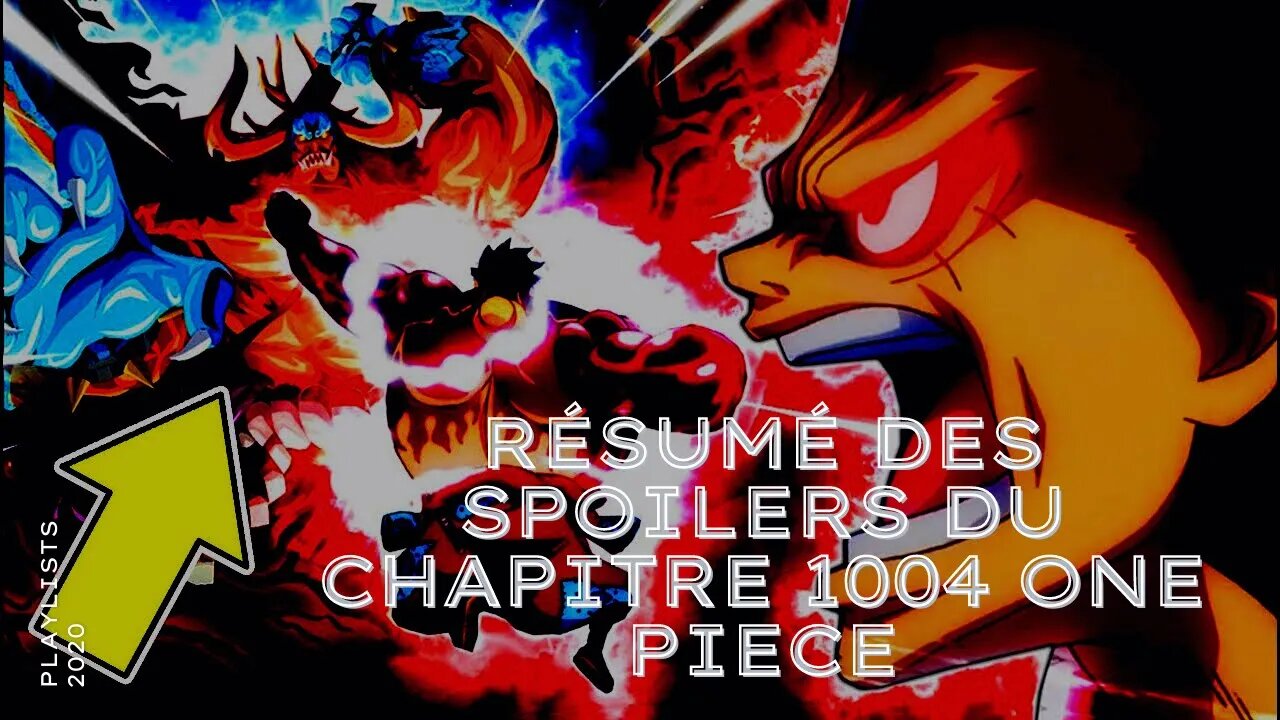 Résumé des spoilers du chapitre 1004 de One piece