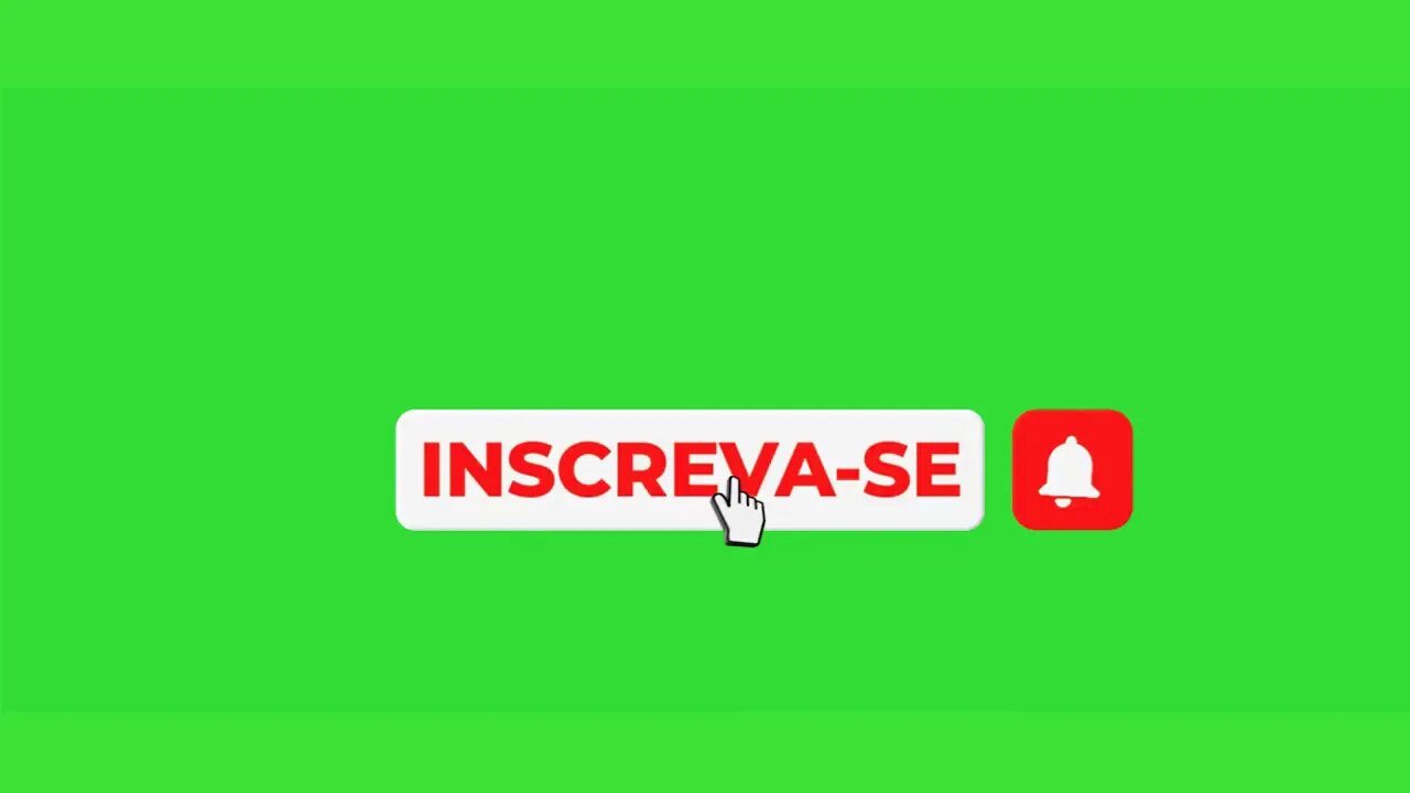 Chroma key botão inscreva-se green screen