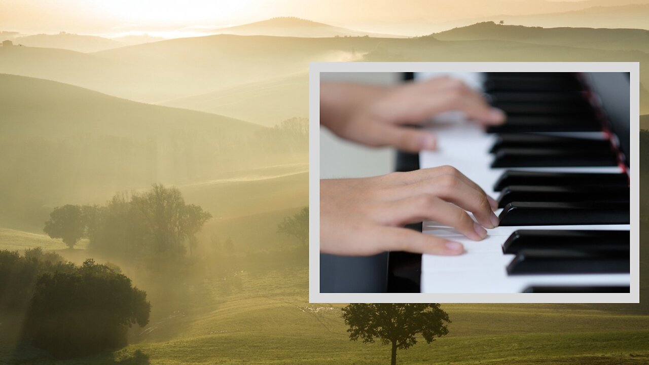 Beautiful relaxing piano music.