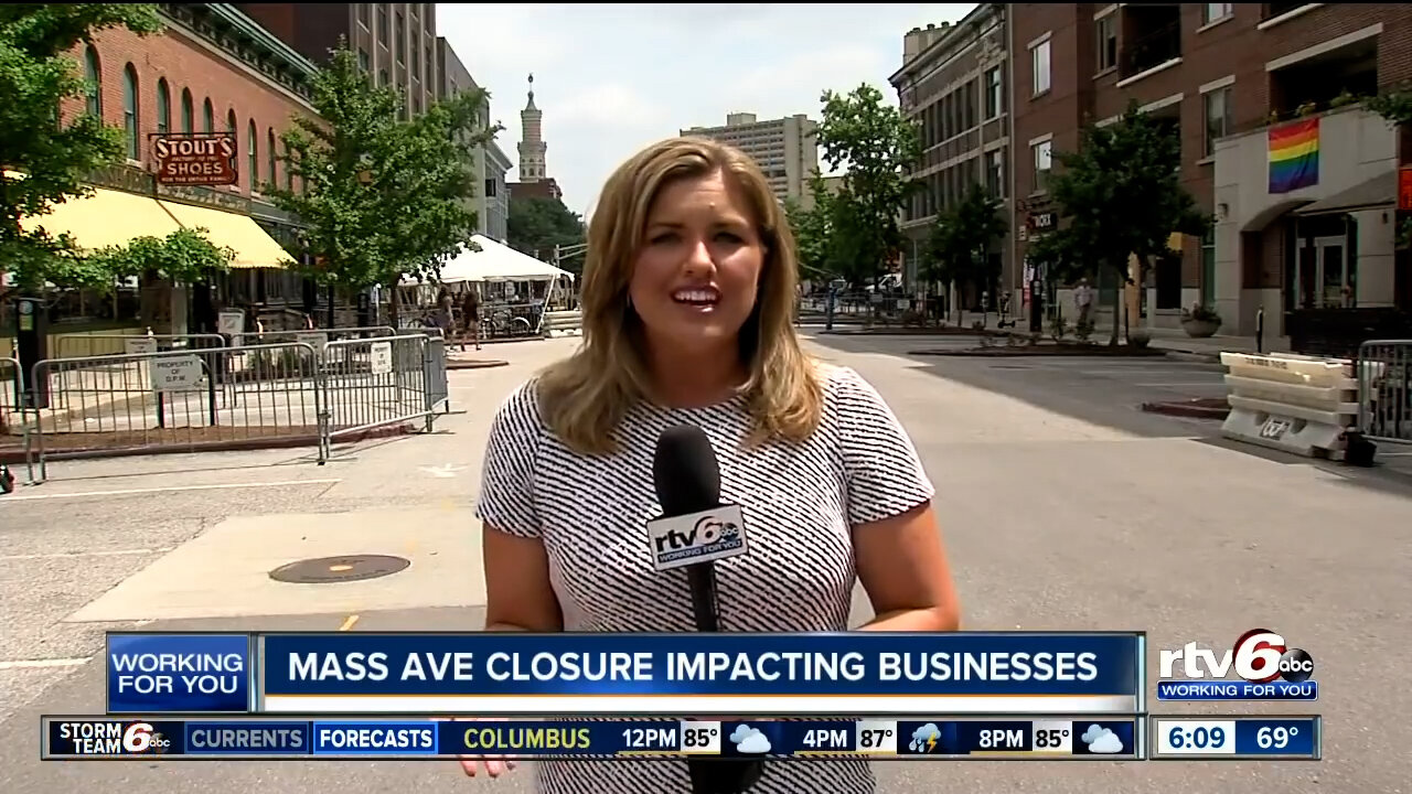 June 30, 2020 - Indiana Coronavirus Update / Outdoor Seating on Closed Mass Ave.