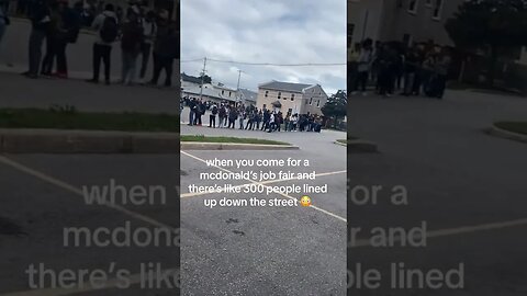 Need a job? GOOD LUCK!