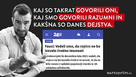 #1 PRIZNANJE? “Vedeli smo, da ne deluje.”