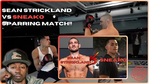 Sean Strickland vs Sneako sparring match.