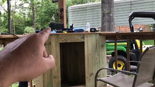 Building an outdoor kitchen