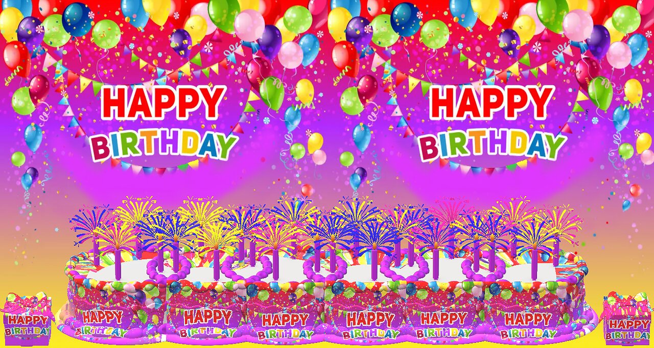 Happy Birthday 3D - Happy Birthday - Happy Birthday To You - Happy Birthday Song