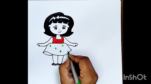 how to draw a girl baby