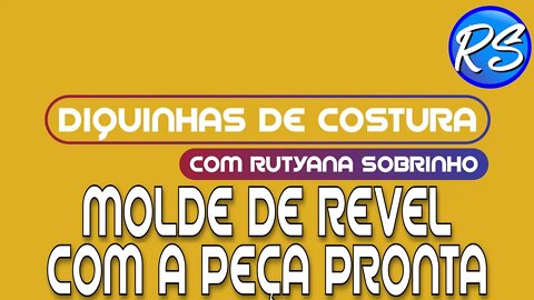 COMO fazer o MOLDE DO REVEL com a PEÇA PRONTA | DEP 174