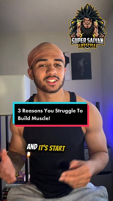 3 Reasons Why You Struggle To Build Muscle ‼️🤔 #muscle #gymbro #tips #grind