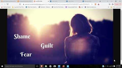 Guilt shame and fear