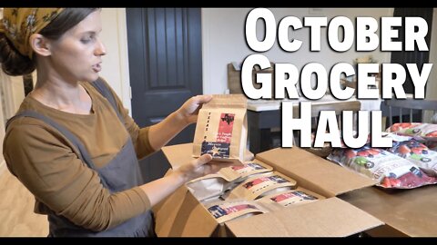 October Grocery Haul/ Our New Coffee!/ Canning Bulk Food | EP 58