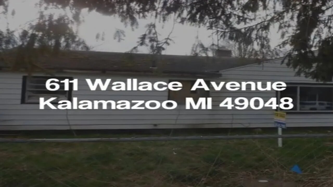 611 Wallace Kalamazoo MI 49048 Fix and Flip Opportunity or Affordable Housing. You Choose!