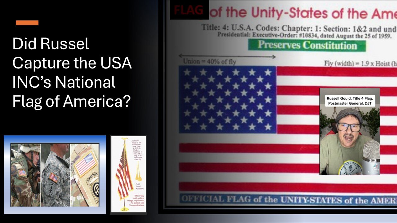 THE UNITED STATES INC IS NOT OUR NATIONAL FLAG THAT FLAG IS A USA INC CORP BANNER - FOOL AGAIN!