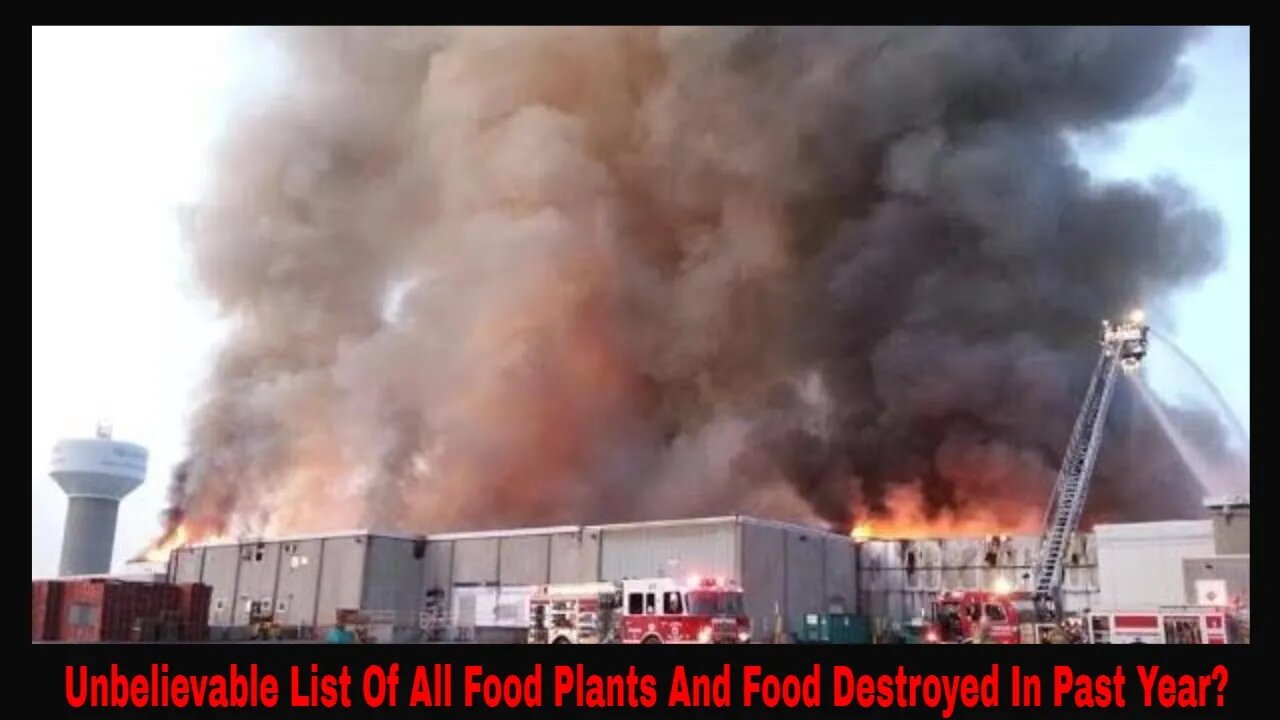 Unbelievable List Of All Food Plants And Food Destroyed In Past Year!