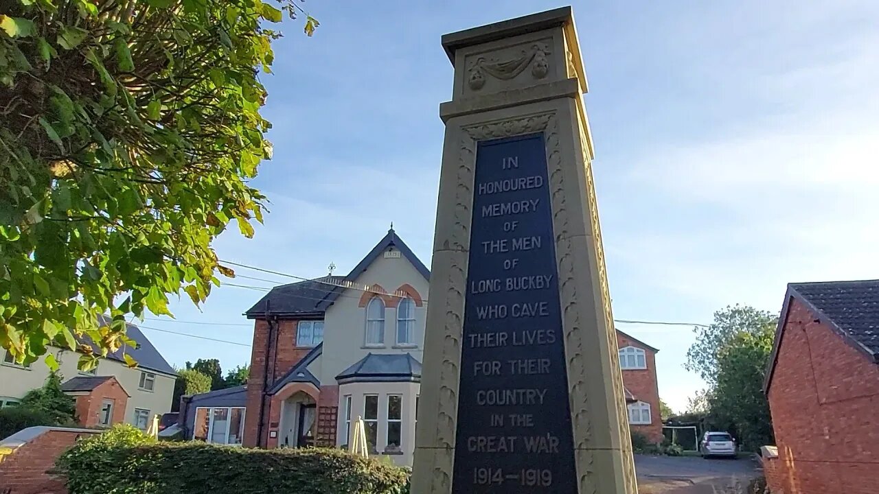 The Church of St Lawrence & WW1 Memorial, Long Buckby