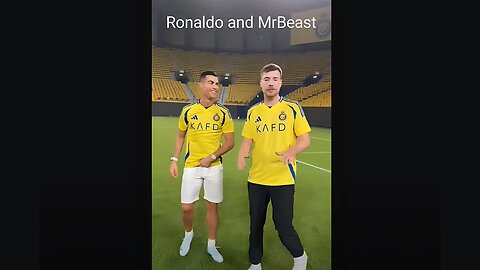 Cristiano Ronaldo Teaches MrBeast the Iconic Siuuu Celebration!