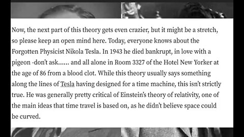 TRUMP THE TIME TRAVELER THEORY