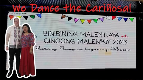 Filipino Talent Show and Nathan and Rima dancing the Cariñosa