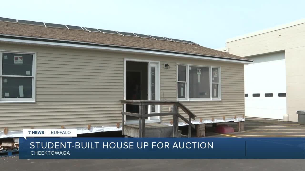 Student-built modular home up for auction to benefit Erie 1 BOCES' building trades program