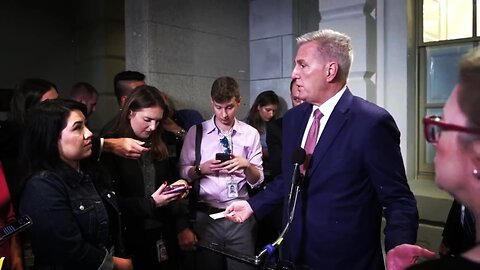 Kevin McCarthy takes on reporter and lays out reasons for Impeachment Inquiry into Joe Biden