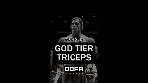 Arnold | GOD TIER TRICEPS🪽#bodybuilding