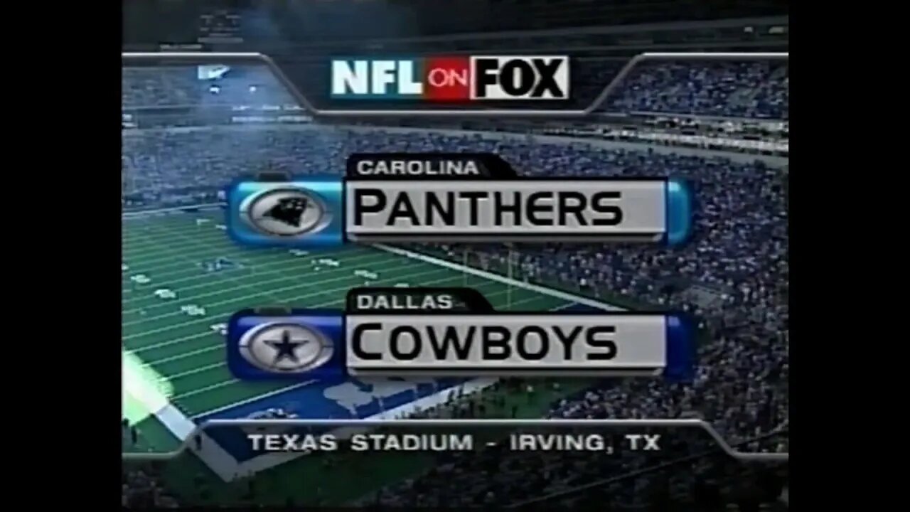 1998-10-11 Carolina Panthers vs Dallas Cowboys