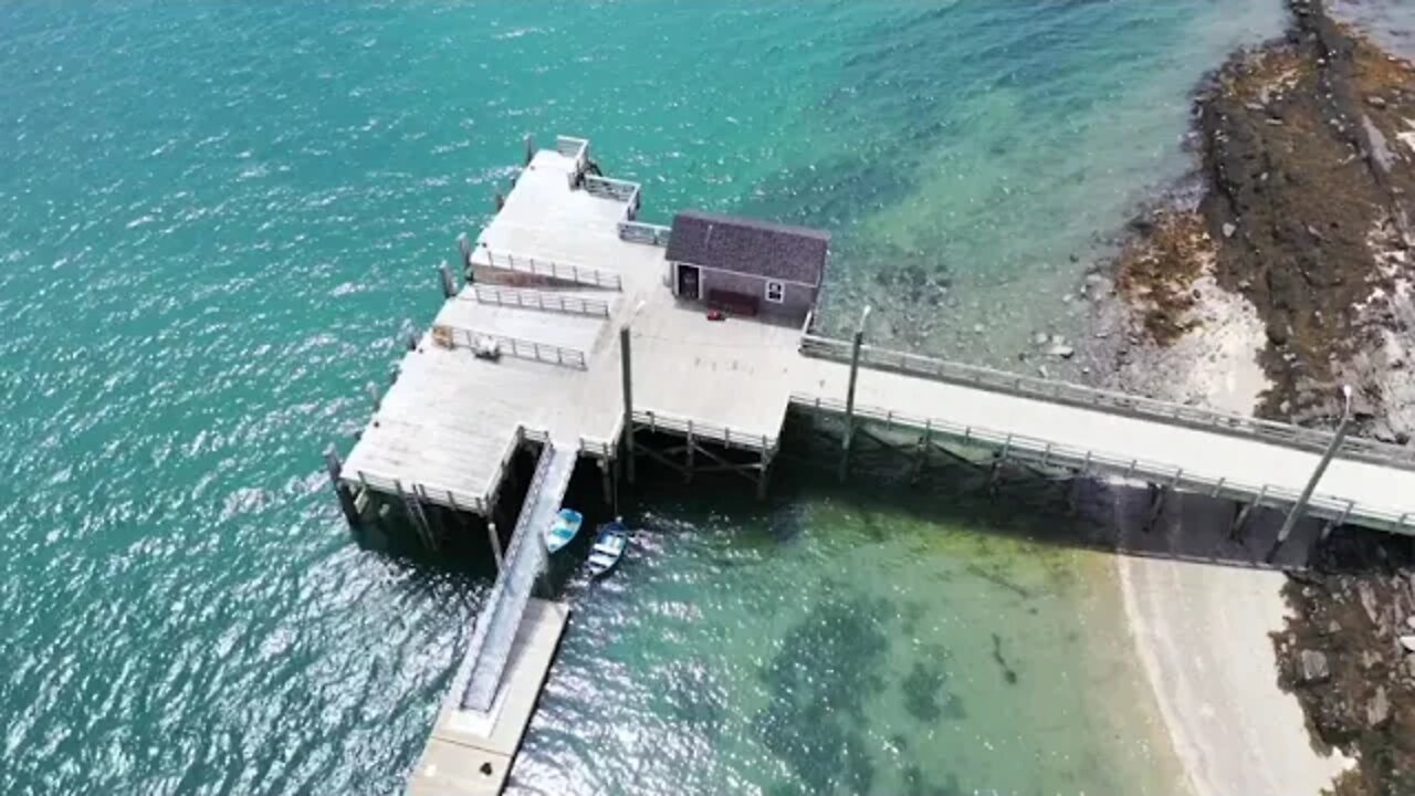 Drone Fishing Great Diamond Island
