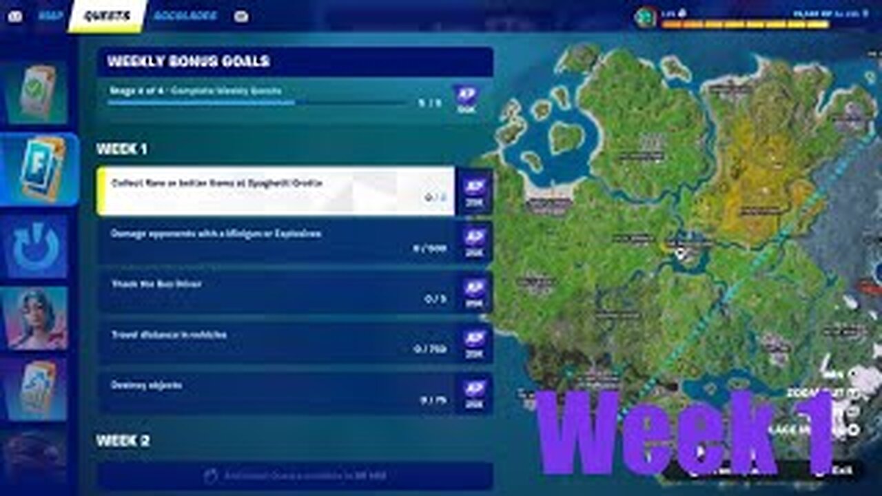 Fortnite Remix: Crushing Week 1 Quests!