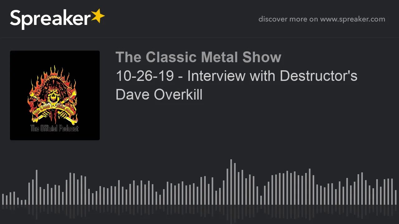 10-26-19 - Interview with Destructor's Dave Overkill