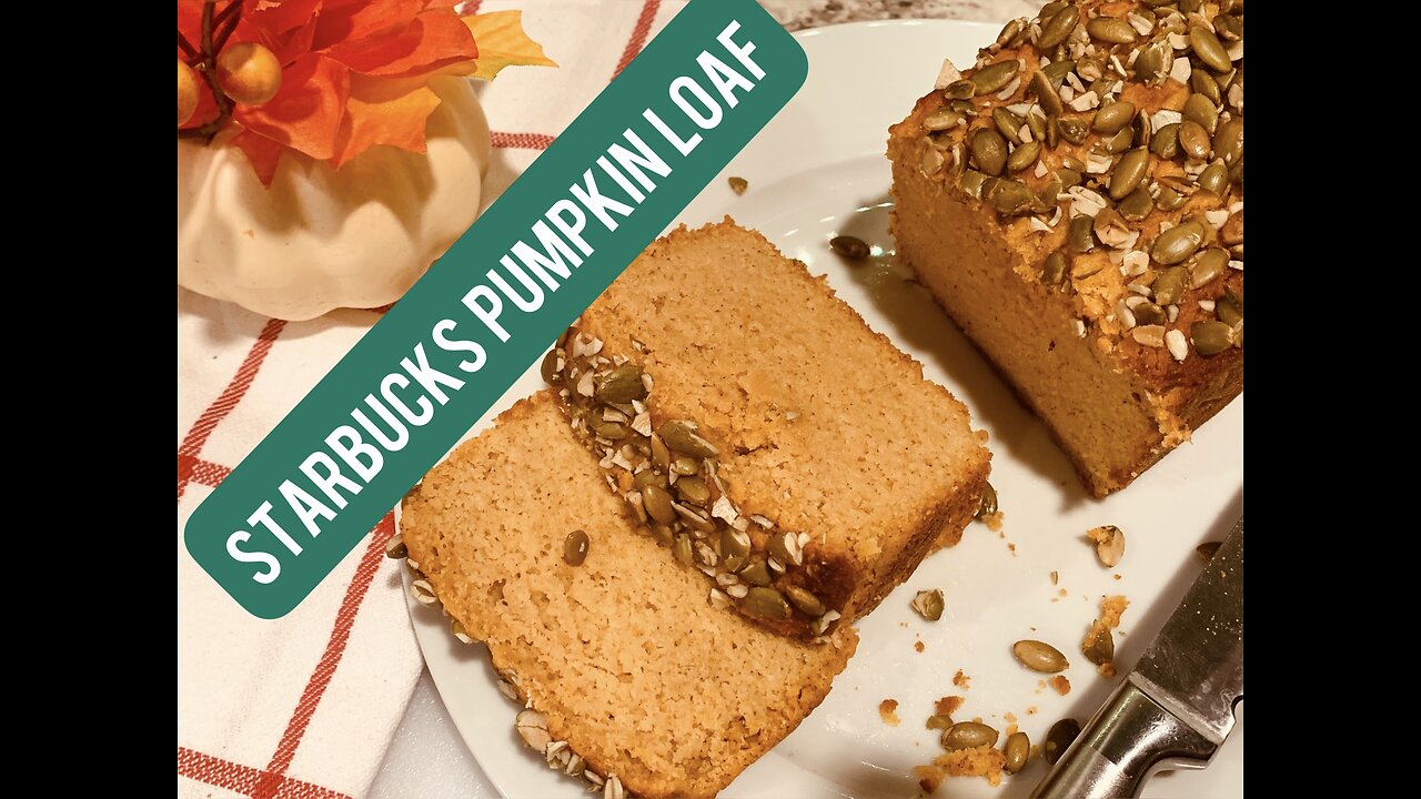 Starbucks Pumpkin Loaf CopyCat! How To Make A Healthier Version | Low Carb | Keto