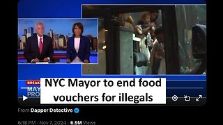 NYC Mayor ending food voucher for illegals