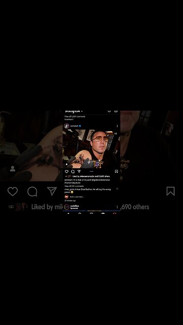 Chael Sonnen GOT A TATTOO! 🤯