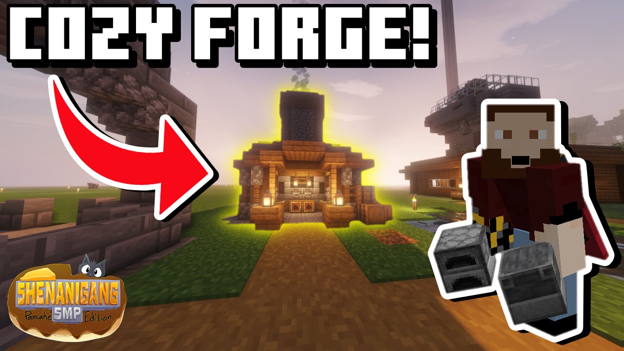 Cozy Forge In Survival Minecraft! - Shenanigang SMP