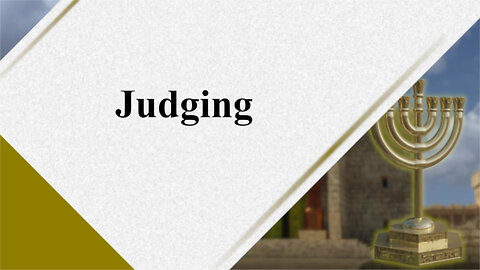 Bible & Judging 2024