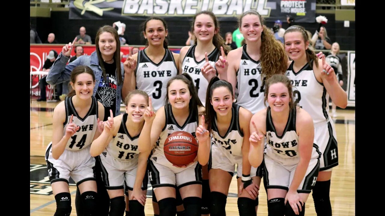 Broadcast highlights of Howe Lady Bulldogs overtime win in the regional semis, 2/28/2020