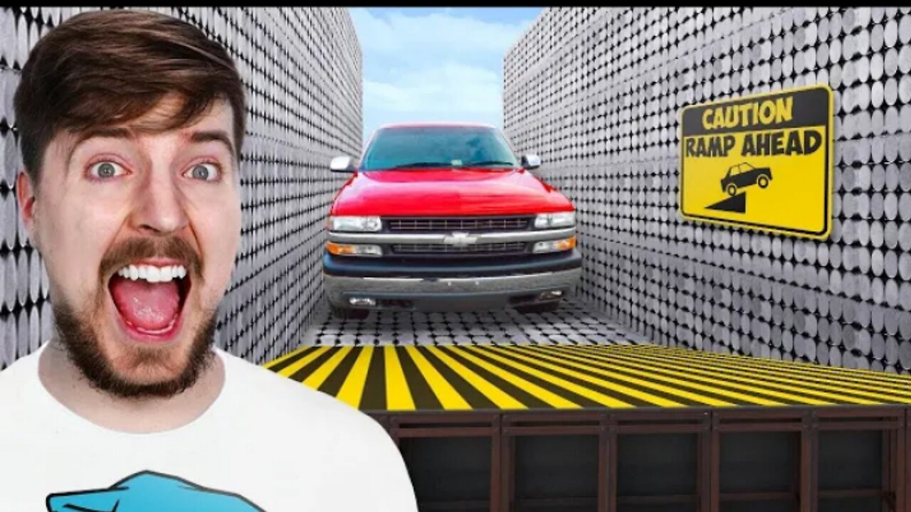 20,000 Magnets Vs A Car l #mrbeast @beast