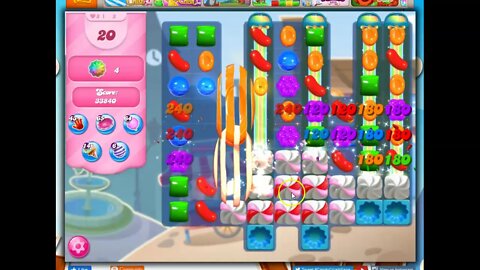 Stage 2, Level 2, Candy Crush Rainbow Rapids