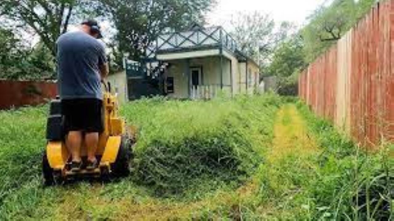 TOUGH YARD TO CLEAN UP _ CUSTOMER ODDLY SATISFIED