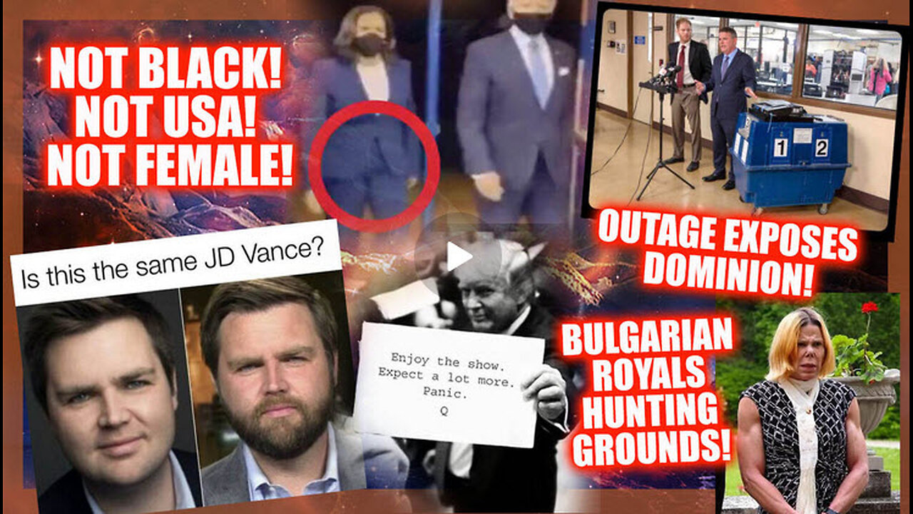 NOT USA QUALIFIED...BLACK OR FEMALE! POTUS RALLY NOTES! FAKE VANCE? DOMINION EXPOSED!