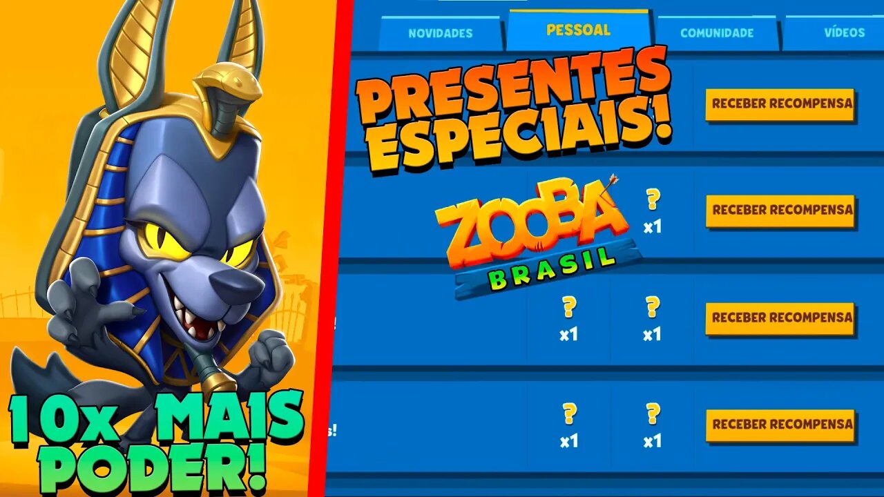 JACK ESTÁ BUGADÃO! GANHEI PRESENTES DA WILD LIFE GRÁTIS ZOOBA: Jogo de Batalha Animal