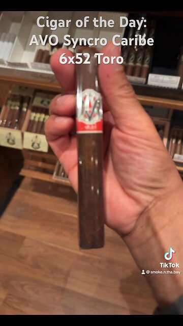 Morgan Hill Cigar Lounge Cigar of the Day: AVO Syncro Caribe 6x52 Toro #Cigars #Cigar #CigaroftheDay