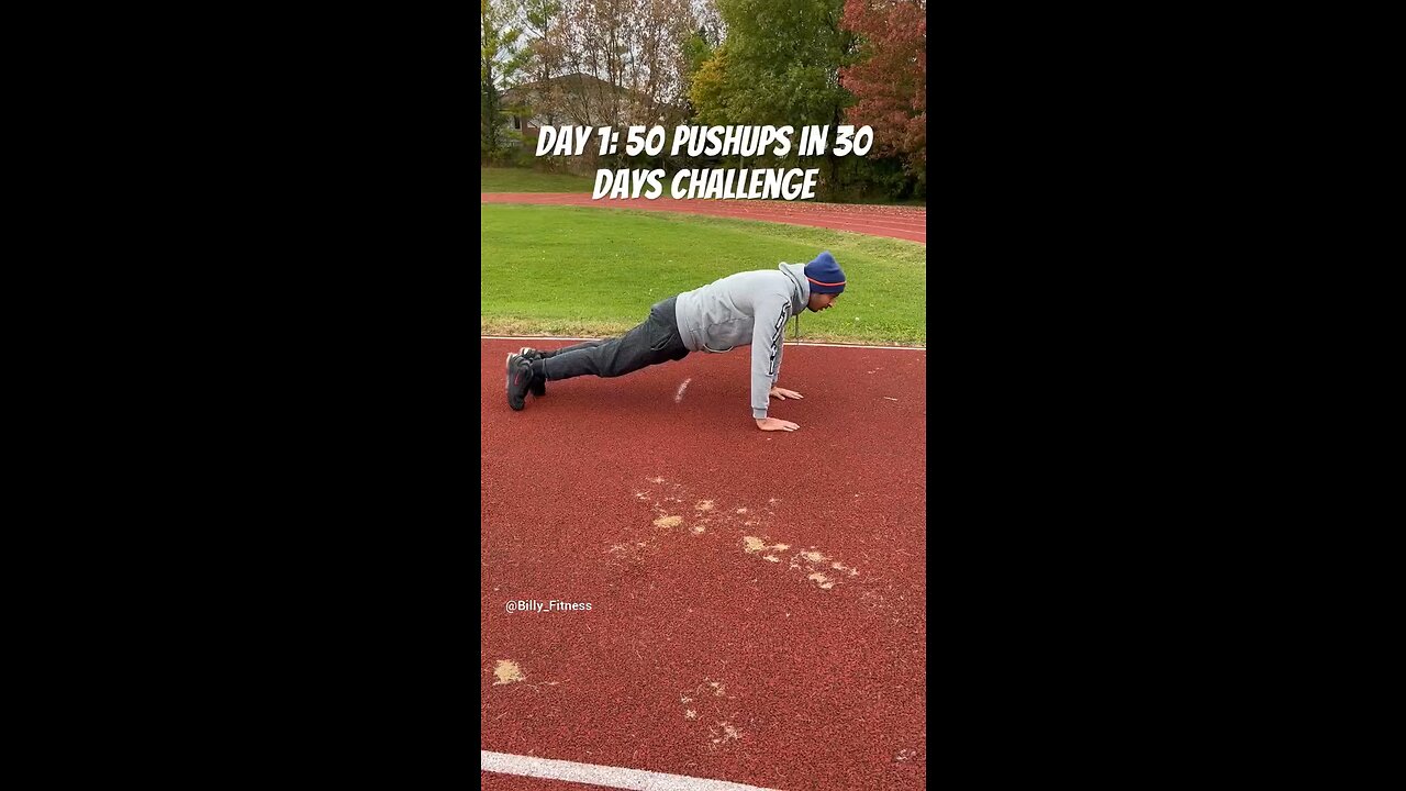 Pushups challenge day 1