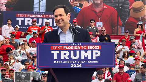 Marco Rubio Speech at Trump Rally in Doral, Florida