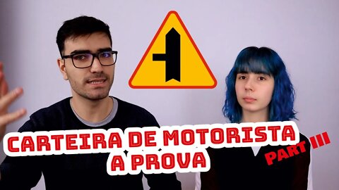 Reprovei na prova de carteira de motorista da Polônia 2 vezes seguidas