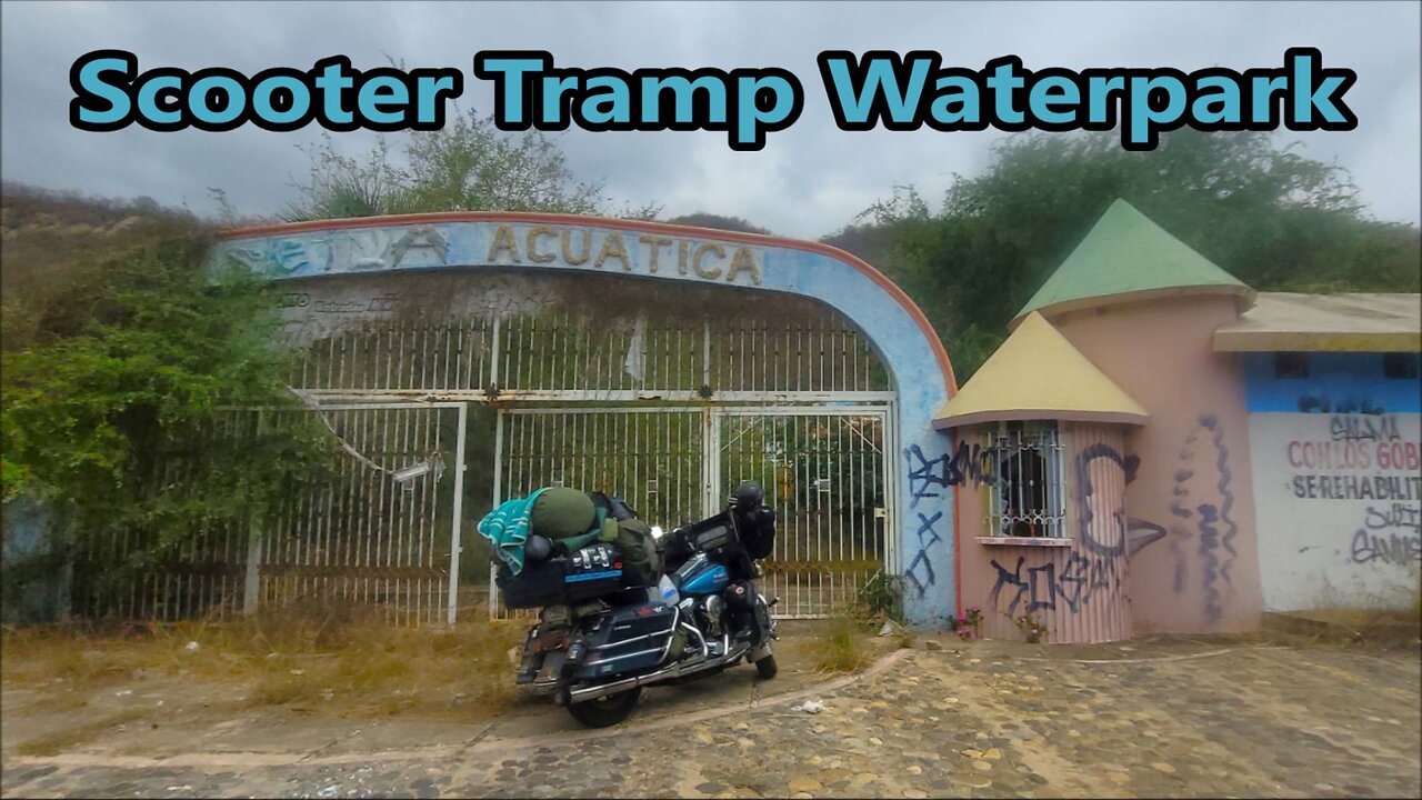 Scooter Tramp Scotty. The Scooter Tramp Waterpark. #motorcycle