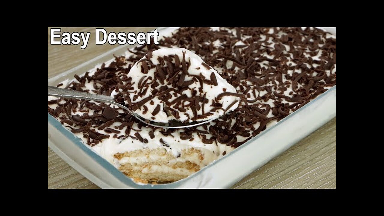 A dessert that you will want to eat again & again after trying it! Easy Dessert melt in your mouth