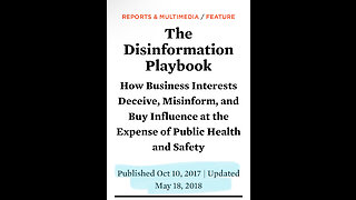 The Disinformation Playbook