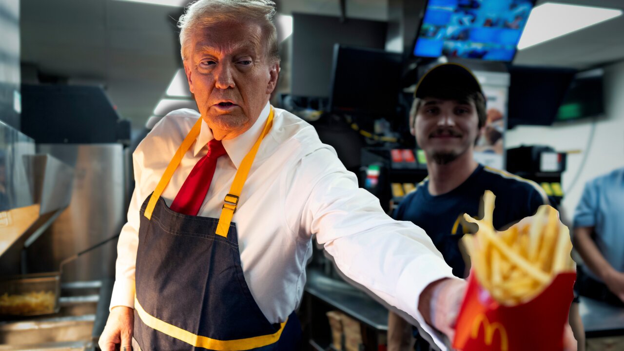 VIRAL: Trump Works a McDonalds' Fryer